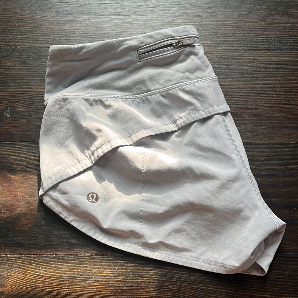 Lululemon Grey Speed Up shorts